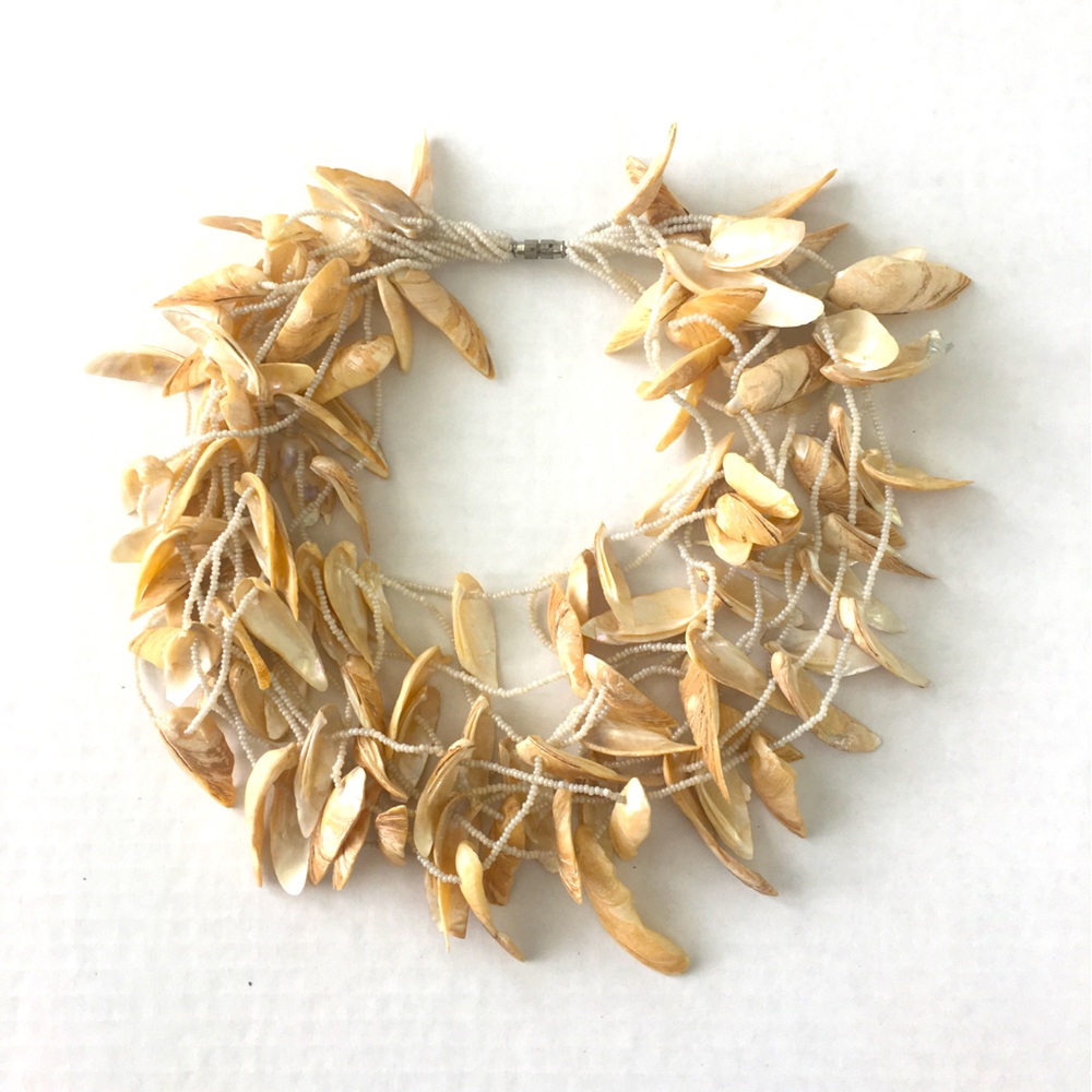 Natural seashell necklace